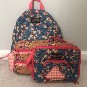 Matilda Jane backpack and lunch box